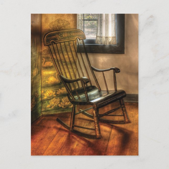 Carte Postale Chaise - La chaise à bascule (Devant)