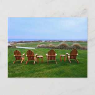 Carte Postale Chaises au 18th Green, Kiawah Island Golf Course