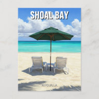 Chaises de plage à Shoal Bay Anguilla Travel