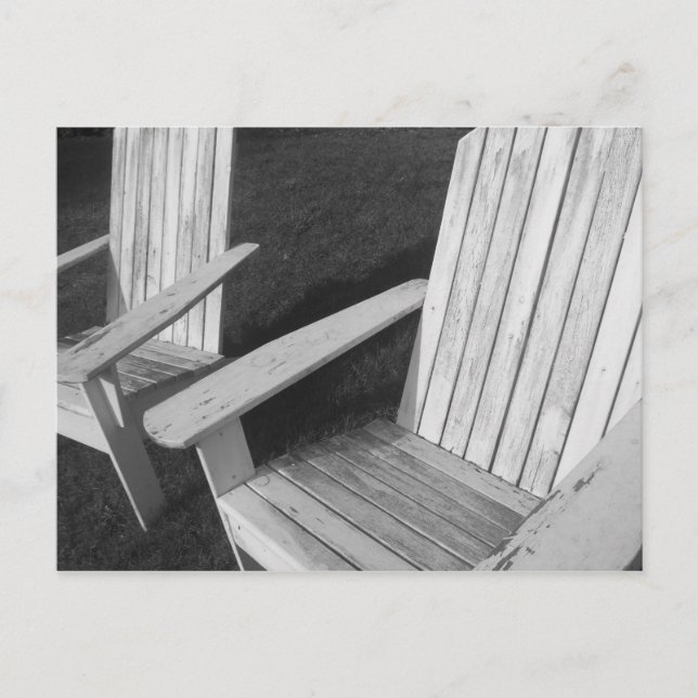 Carte Postale Chaises Lonely (Devant)