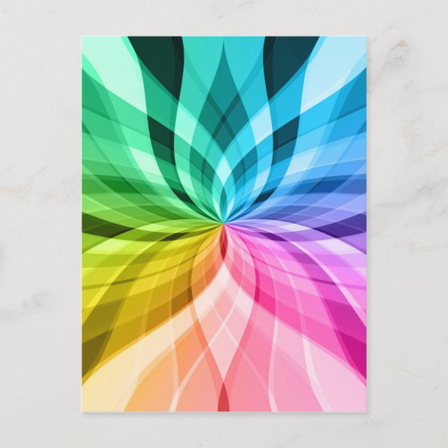 Carte Postale chakra zen kaleidoskop fun coloré (Devant)