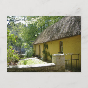 Carte Postale Chalet de chaume dans Bunratty Folk Park - Irlande