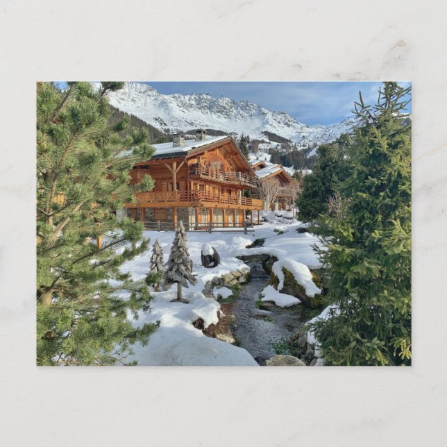 Carte Postale Chalet suisse (Devant)