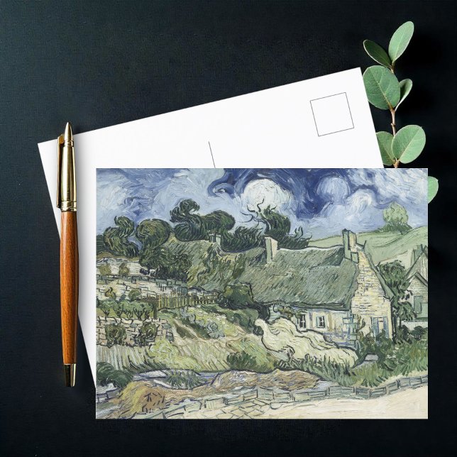 Carte Postale Chalets à Cordeville, Vincent van Gogh (Créateur téléchargé)