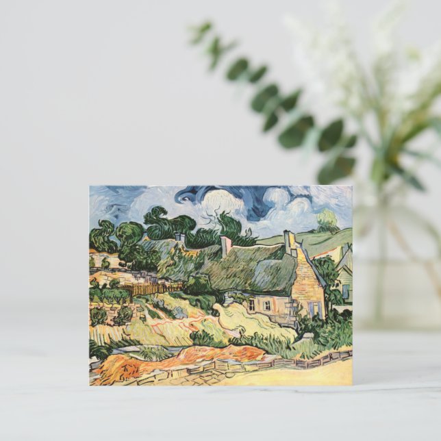 Carte Postale Chalets à Cordeville Vincent van Gogh (Debout devant)