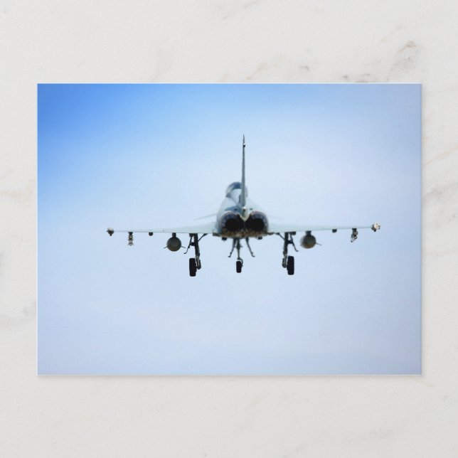 Carte Postale Chaleur Euro Fighter (Devant)