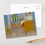 Carte Postale Chambre à Arles | Vincent Van Gogh<br><div class="desc">Chambre à Arles (1889) de l'artiste post-impressionniste néerlandais Vincent Van Gogh. Un tableau d'art original est une huile sur toile représentant une scène intérieure de la chambre de Vincent à Arles dans une perspective déformée inhabituelle. L'utilisation brillante et audacieuse de la couleur dans cette pièce est typique de la palette...</div>