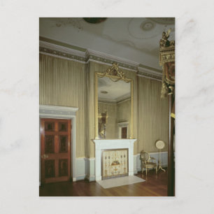 Carte Postale Chambre avec cheminée dessinée par Adam, c.1776
