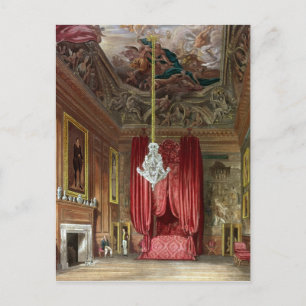 Carte Postale Chambre de lit de l'état de Queen Mary, Hampton