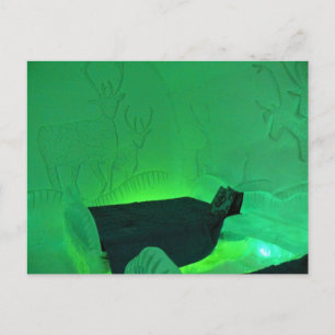 Carte Postale Chambre d'Elk à l'Hôtel de Glace, Québec, Canada