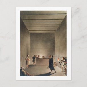Carte Postale Chambre et Sarcophage dans la Grande Pyramide de G