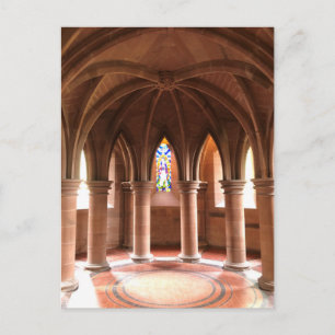 Carte Postale Chambre intérieure avec piliers, Mount Stuart, Éco