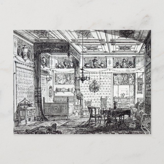 Carte Postale Chambre Lit (Devant)