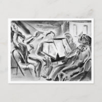 Chambre Musique Groupe Vintage Aquarelle