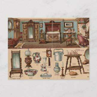 Carte Postale Chambre Victorienne