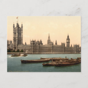 Carte Postale Chambres du Parlement, Londres, Angleterre