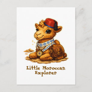 Carte Postale Chameau Explorateur Marocain Petit Personnalisé –