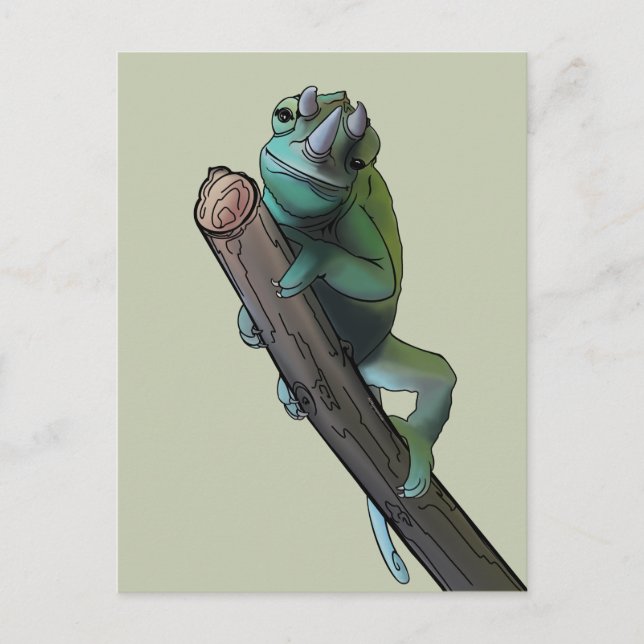 Carte Postale Chameleon de Cute Jackson (Devant)