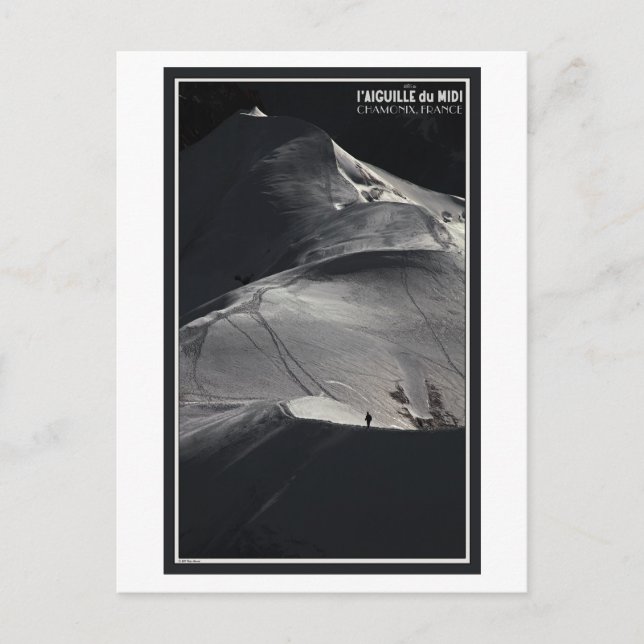 Carte Postale Chamonix - Aiguille du Midi Arete Solo (Devant)