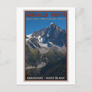 Carte Postale Chamonix - Aiguille Verte