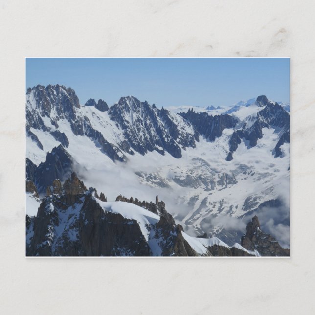 Carte postale Chamonix des Alpes françaises (Devant)