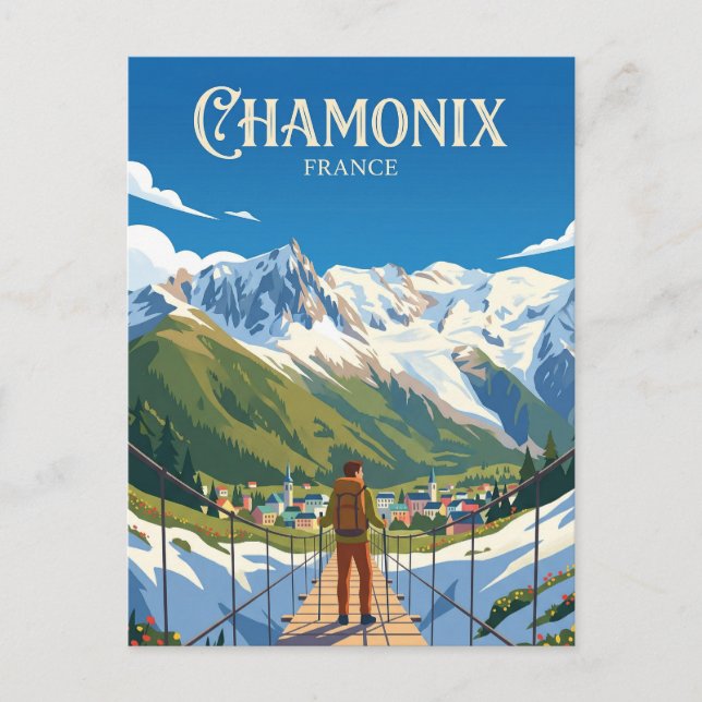 CARTE POSTALE CHAMONIX FRANCE (Devant)