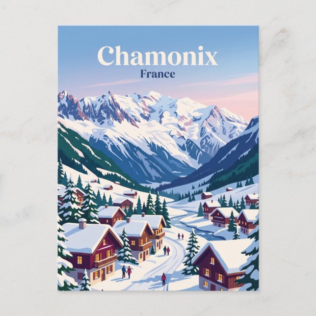 Carte Postale Chamonix France (Devant)