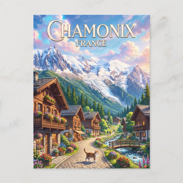 Carte Postale Chamonix France (Devant)