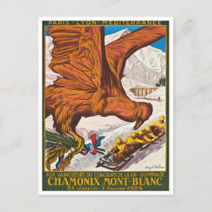 Carte Postale Chamonix France voyage vintage