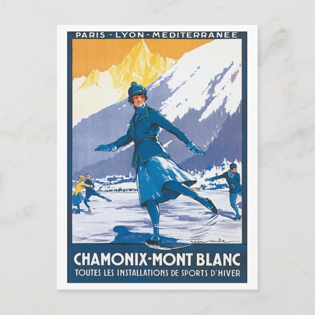 Carte Postale Chamonix Mont Blanc (Devant)