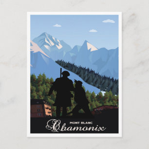 Carte Postale Chamonix, Mont Blanc,