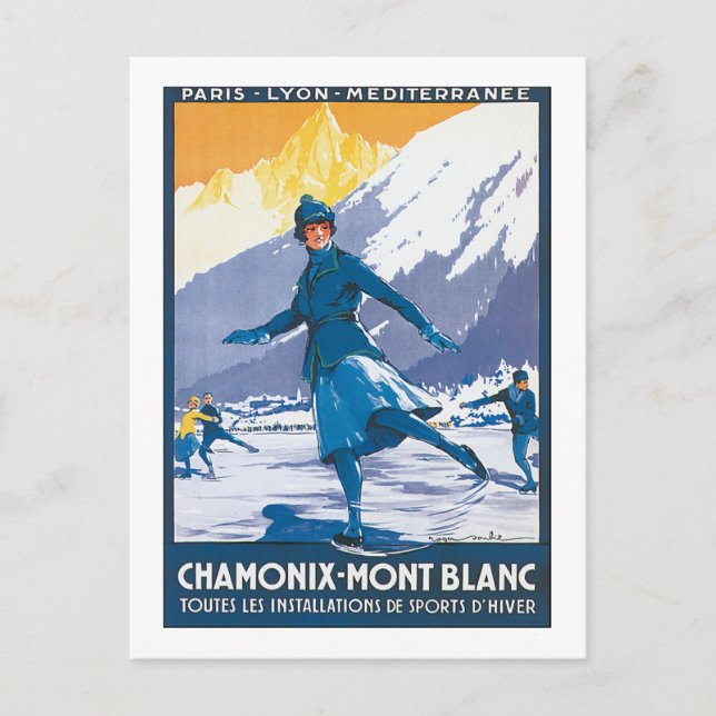 Carte Postale Chamonix Mont Blanc (Devant)