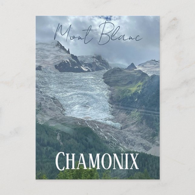 Carte Postale Chamonix, Mont Blanc, Alpes françaises, été (Devant)