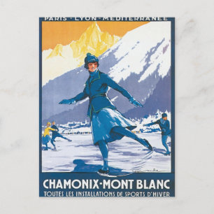 Carte Postale Chamonix Mont Blanc vintage