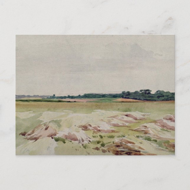 Carte Postale Champ de bataille d'Agincourt, le 25 octobre 1415 (Devant)