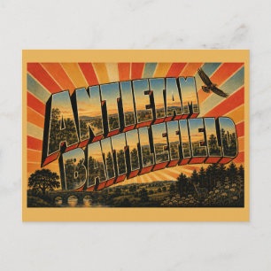 Carte Postale Champ de bataille d'Antietam Maryland Ruisseau Col