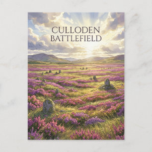 Carte Postale Champ de bataille de Culloden Écosse