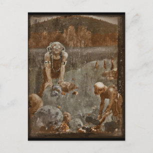 Carte Postale Champ de bijoux