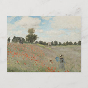 Carte Postale Champ de coquelicots près d'Argenteuil par Claude 