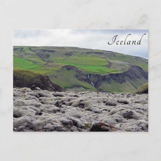 Carte Postale Champ de lave d'Eldhraun - Islande du Sud (Devant)