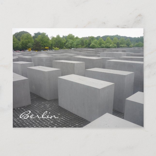 Carte Postale champ du mémorial de l'holocauste (Devant)