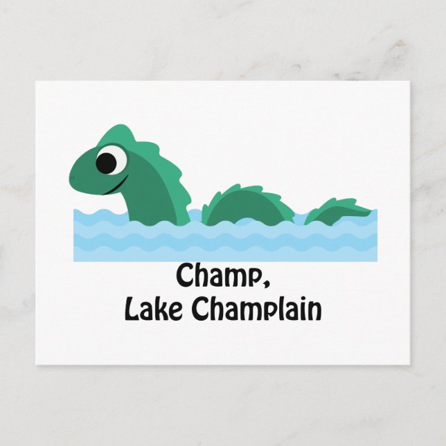 Carte Postale Champ, lac Champlain (Devant)