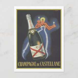 Carte Postale Champagne de Castellane