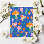 Carte Postale Champignons magiques Mignons Papillons Escargots L<br><div class="desc">J'espère que vous aimez ce design charmant. Ajoutez votre propre texte à l'avant ou à l'arrière. Consultez mon magasin pour trouver des articles plus assortis comme des autocollants, des tasses, des serviettes, du papier d'emballage ainsi que d'autres motifs mignons. Merci d'avoir fait des emplettes avec moi ! Si vous voulez...</div>
