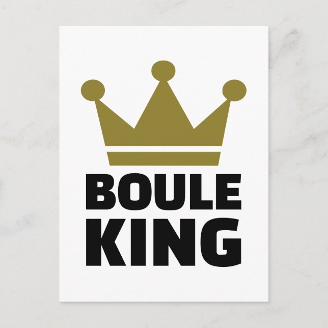 Carte Postale Champion Boule King (Devant)