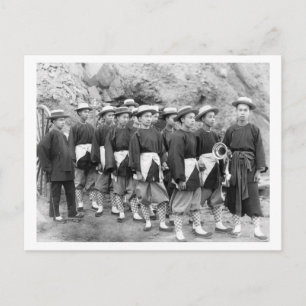 Carte Postale Champion de course de tuyau chinois Hub-and-Hub