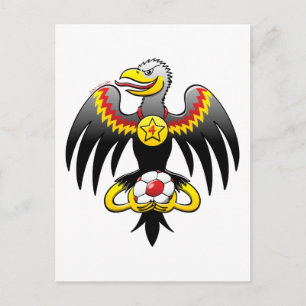 Carte Postale Champion de football de l'aigle en Allemagne