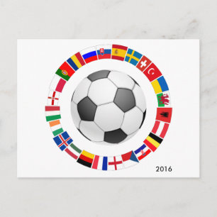 Carte Postale Championnat d'Europe de football 2016