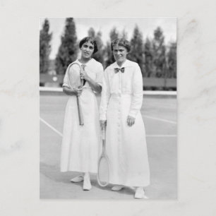 Carte Postale Champions de tennis féminin, 1913