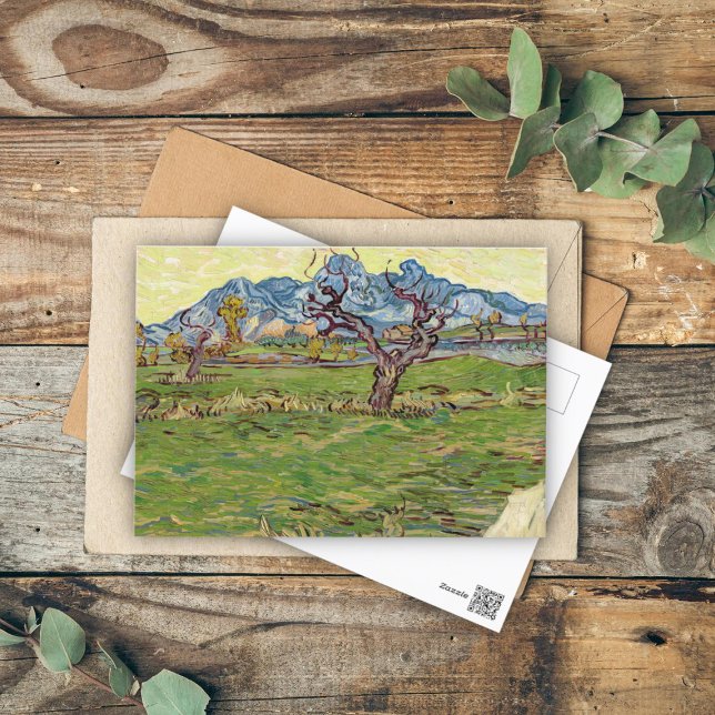 Carte Postale Champs à proximité des Alpilles Vincent van Gogh (Créateur téléchargé)